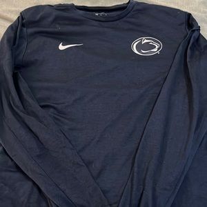 Penn State Medium Nike Navy Blue Long Sleeve